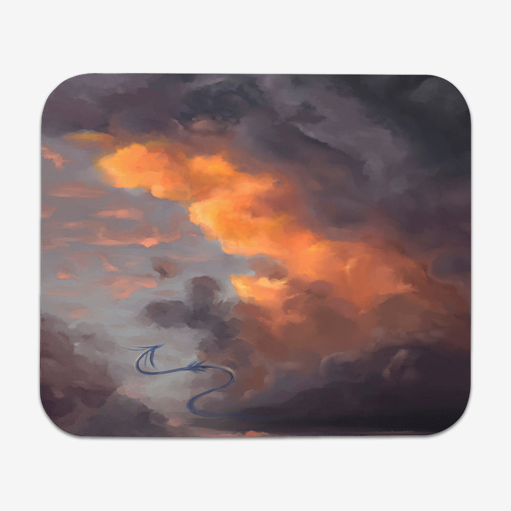 Gentle Cloudscape Mousepad - Katelyn Barbee - Mockup