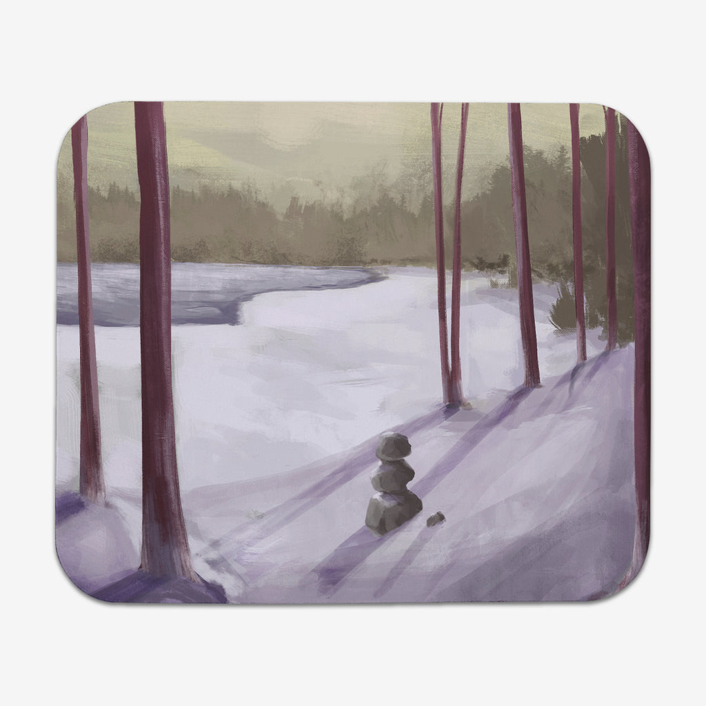 Winter Field Mousepad - Katelyn Barbee - Mockup