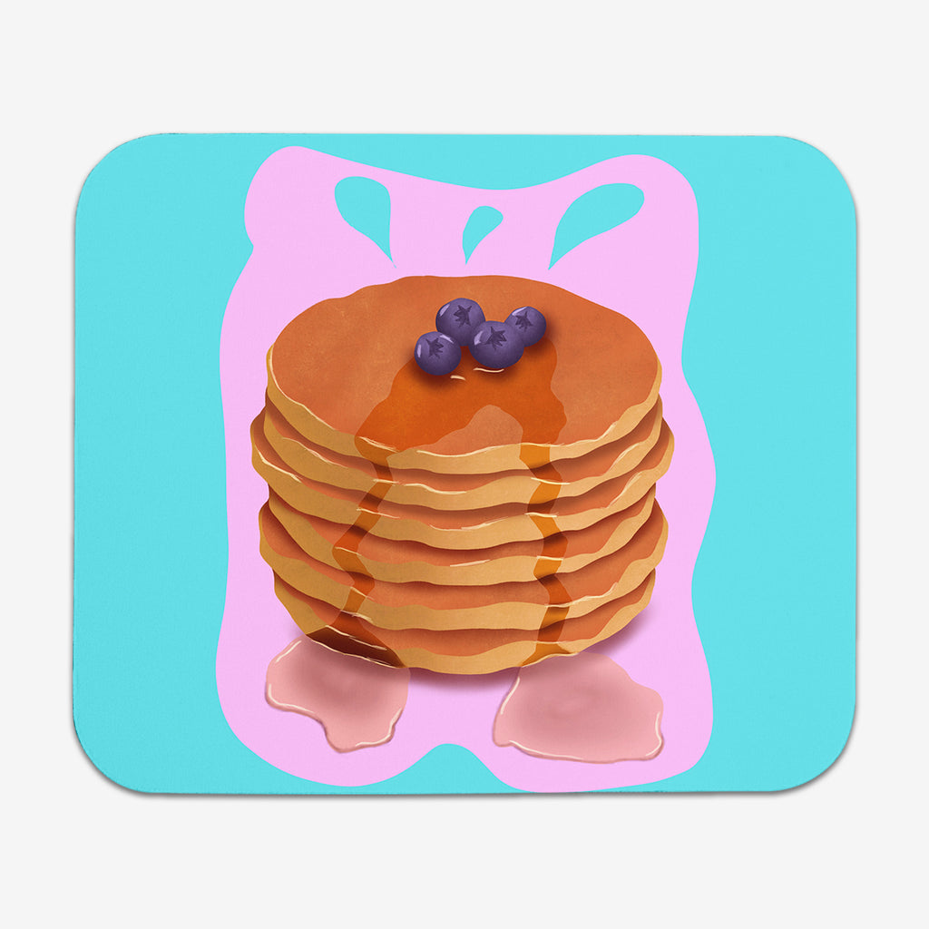 Blueberry Pancakes Mousepad - Katiria Cortes - Mockup