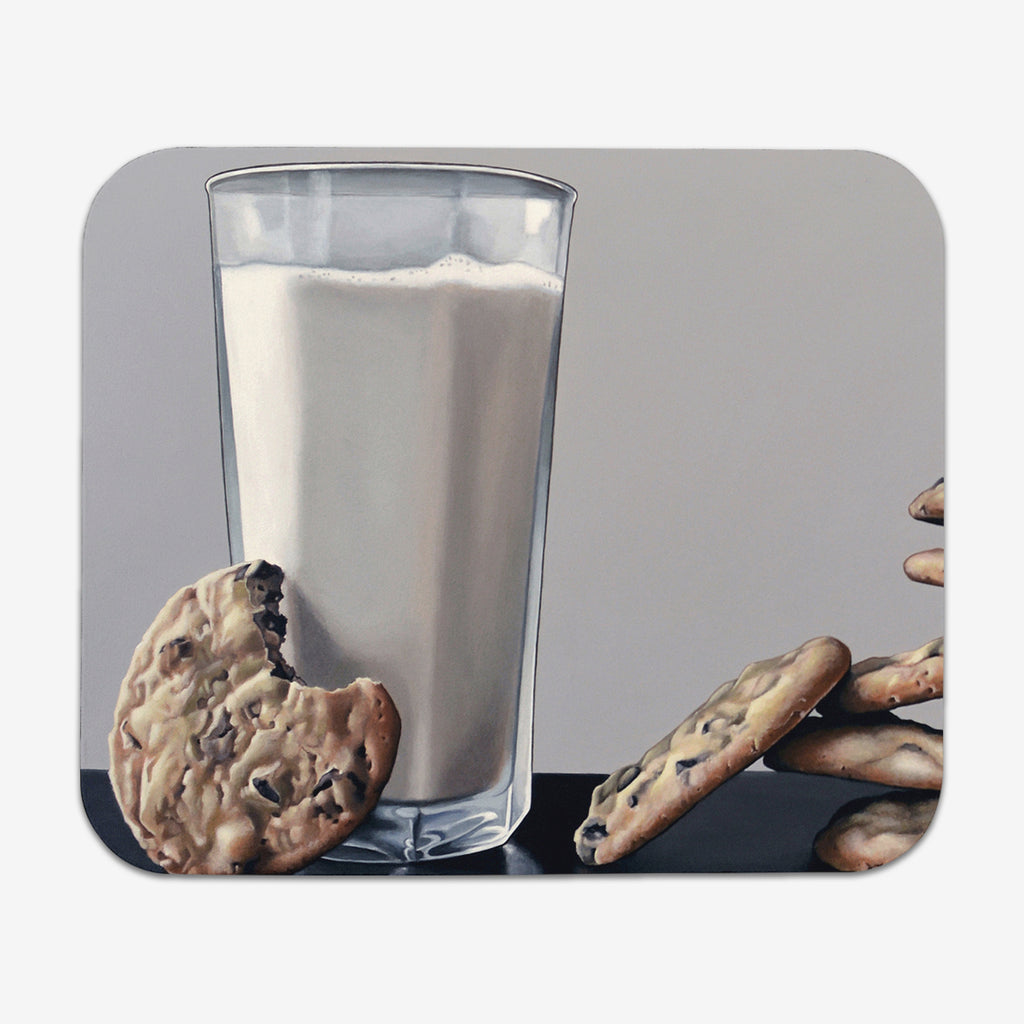 Cookies And Milk Mousepad - Kim Testone - Mockup