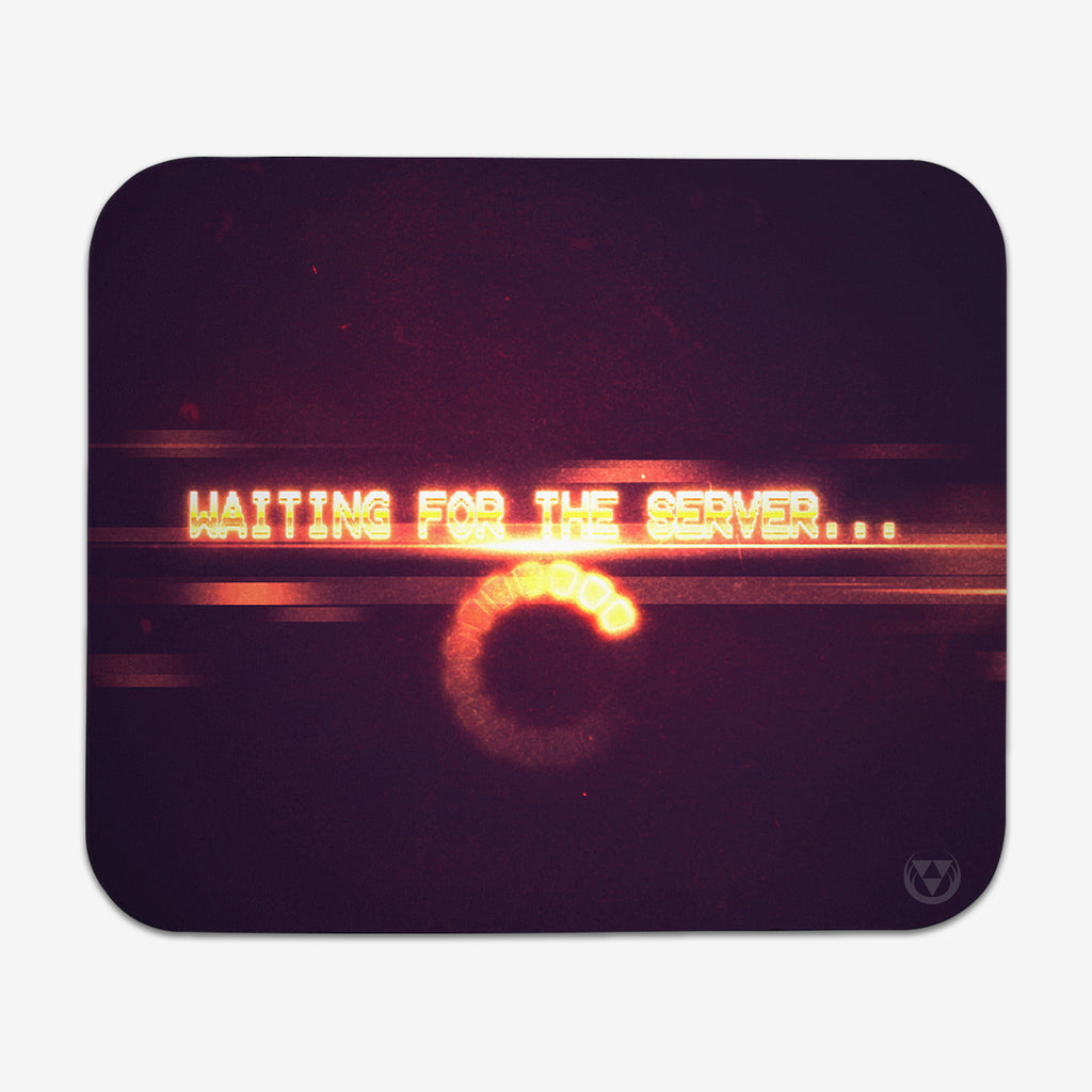 Waiting For The Server Mousepad - Martin Kaye - Mockup