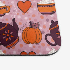 Pumpkin Spice Pattern Mousepad - Melanie Shovelski - Corner