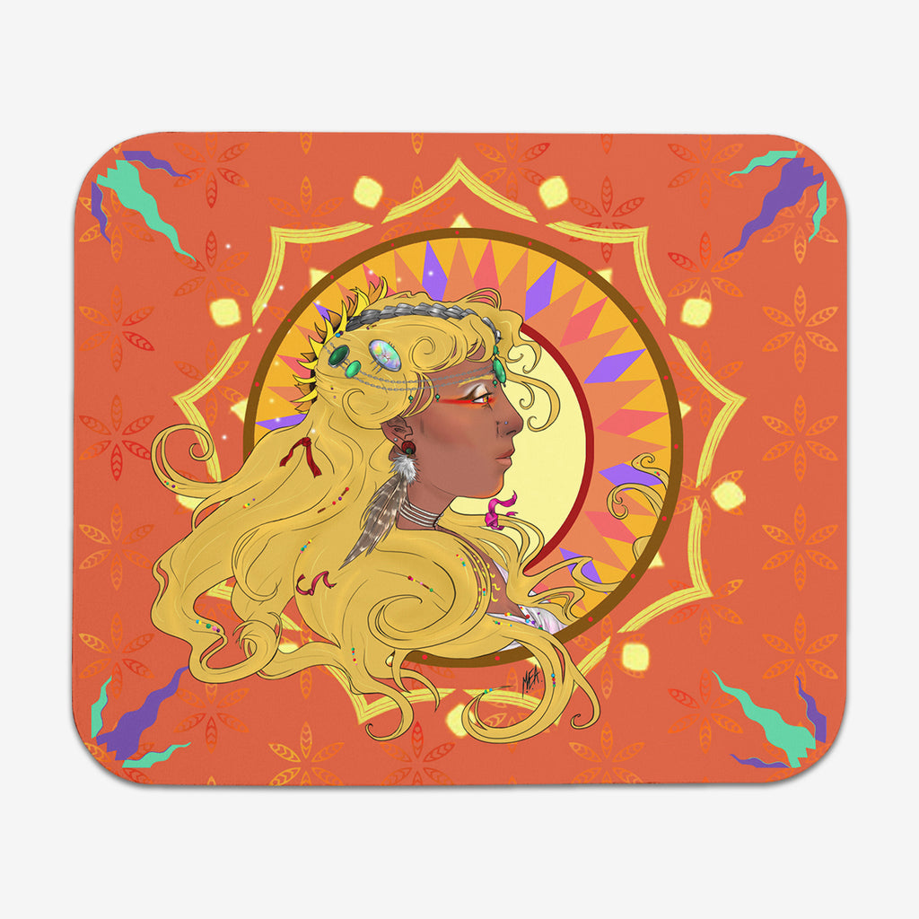Goddess Of Summer Mousepad - Mercedes Auman - Mockup