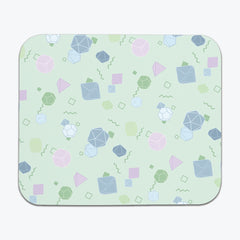 Retro Inspired Tabletop Gaming Dice Set Mousepad