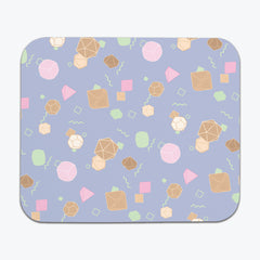 Retro Inspired Tabletop Gaming Dice Set Mousepad