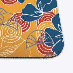 Tropical Floral Shells Mousepad