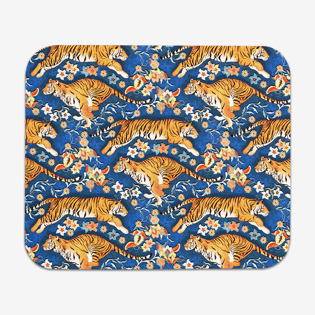 Animalier's Tiger Chintz Mousepad - Perrin Le Feuvre - Mockup