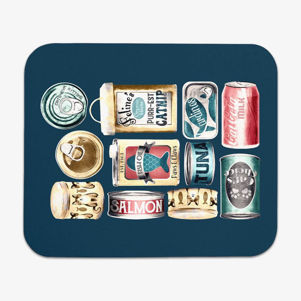 Cat Food Mousepad - Perrin Le Feuvre - Mockup 