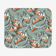 Orange Eucalyptus Flowers Mousepad