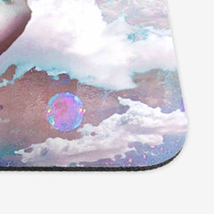 Llama Axolotl Adventure Mousepad - Random Galaxy - Corner