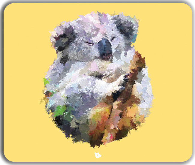 Round Koala Mousepad - Sagiv Gilburd - Mockup