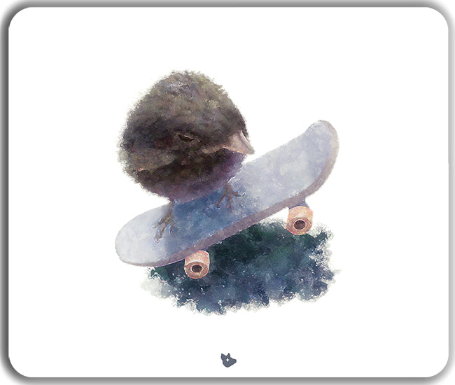 Round Bird Mousepad - Sagiv Gilburd - Mockup