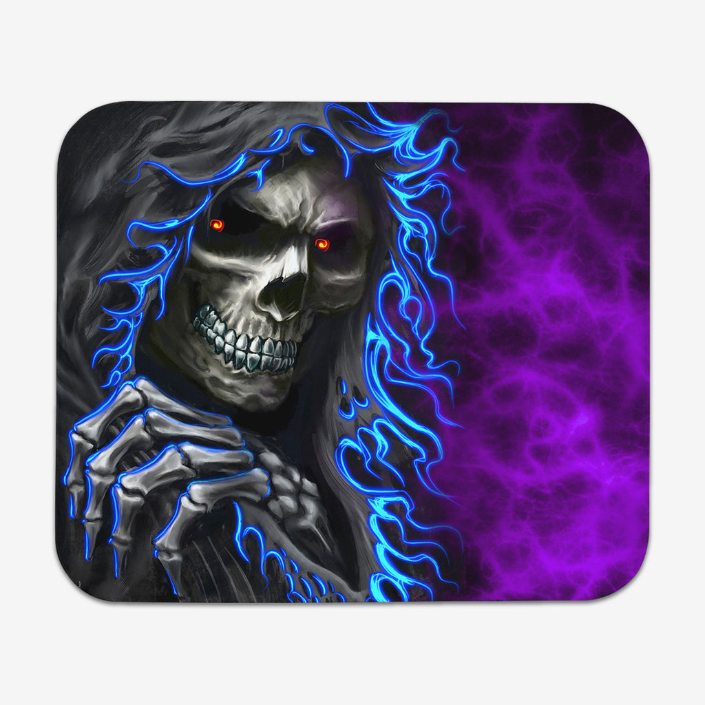 The Skeleton Reaper Mousepad - Shawnsonart - Mockup