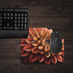 Dahlia Comic Bloom Mousepad