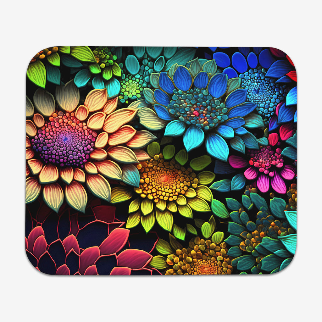 Fragmented Florals Mousepad