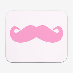 Pink Moustache Mousepad