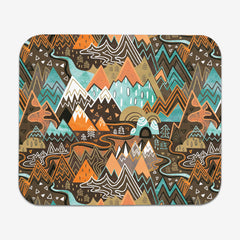 Maximalist Mountain Maze Mousepad