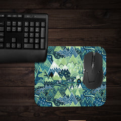 Maximalist Mountain Maze Mousepad