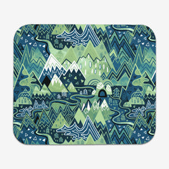Maximalist Mountain Maze Mousepad
