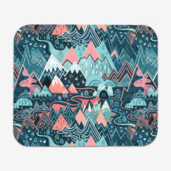 Maximalist Mountain Maze Mousepad