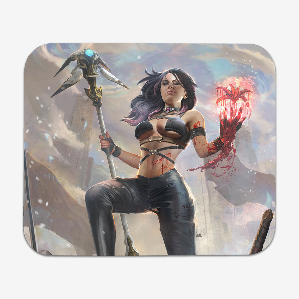 Bloody Lily Mousepad - Clayscene - Mockup