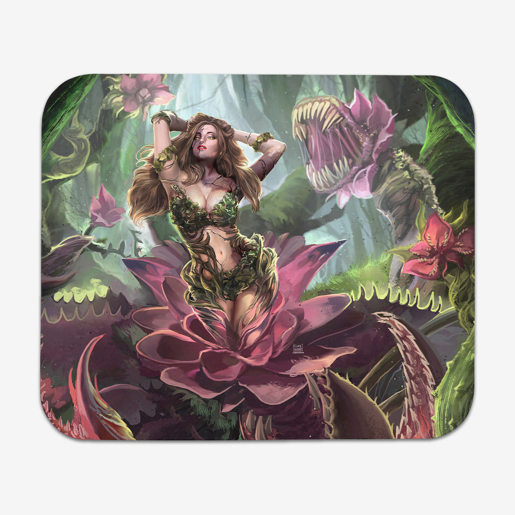 Corrupted Flower Mousepad - Clayscene - Mockup