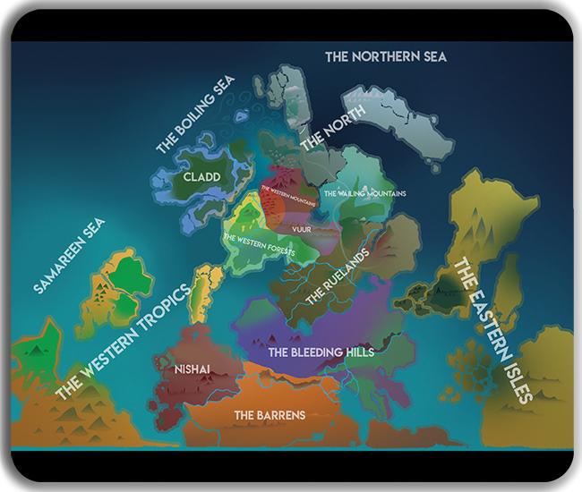 Map of the Ancients Mousepad - A+Space Games - Mockup