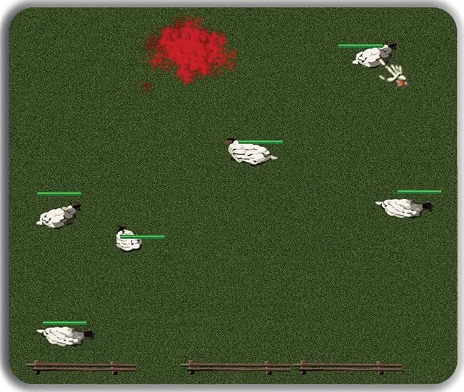 Click Click Boom Mousepad - Angry Fox - Mockup