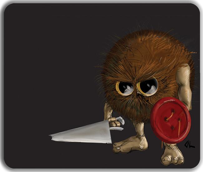 Dust Bunny Mousepad - Case Lopez - Mockup