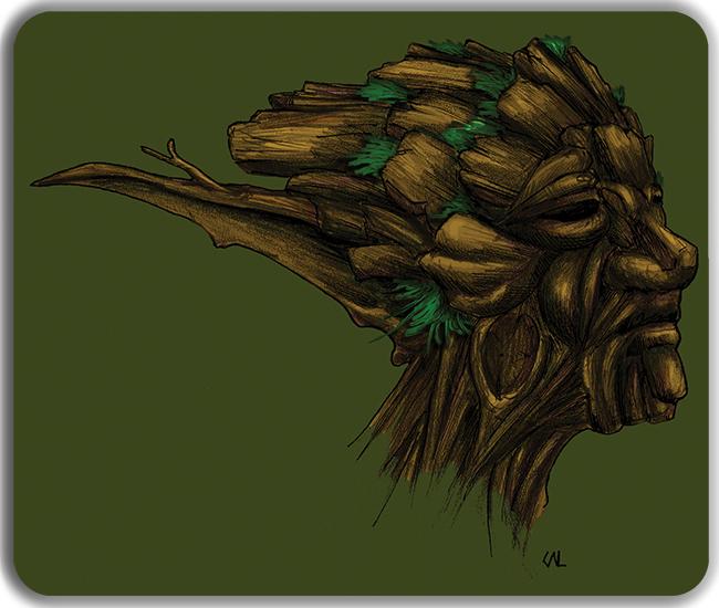 Wood Troll Mousepad - Case Lopez - Mockup