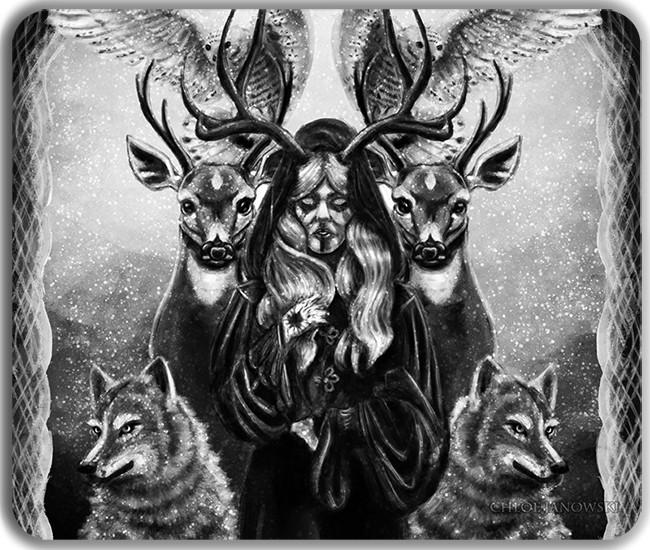Druid Mousepad - Chloe Janowski - Mockup