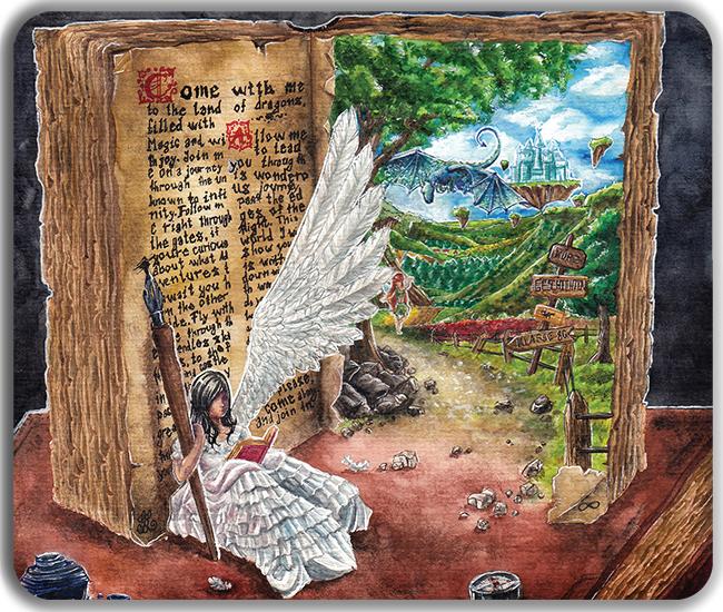 Gate to Adventure Mousepad - Gesa Ludewig - Mockup