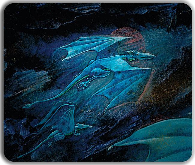 Blue Drake Mousepad - Greg Simanson - Mockup