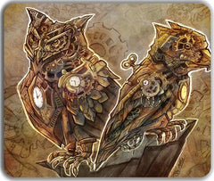 Owls Two Mousepad - Jessica Feinberg - Mockup