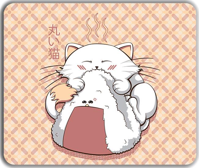 Marui Neko and Onigiri Mousepad - Jordan Poole - Mockup
