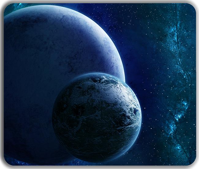 Blue Planet Mousepad - Martin Kaye - Mockup