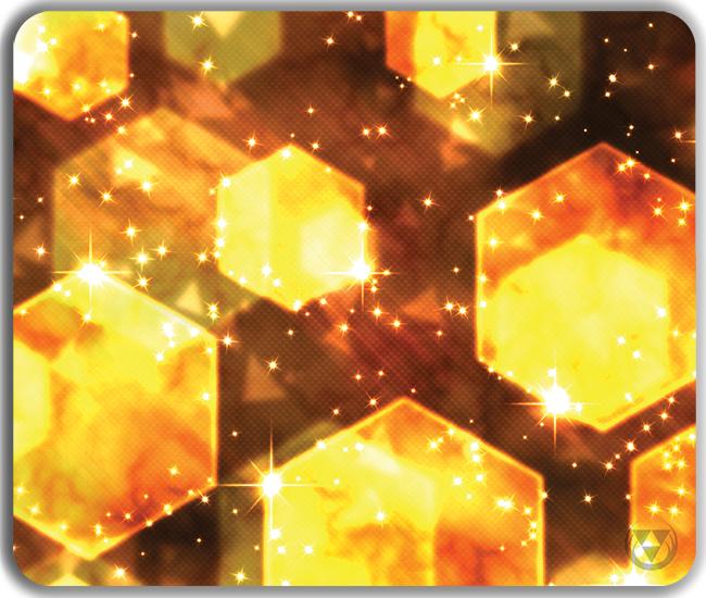 Neon Citrine Mousepad - Martin Kaye - Mockup