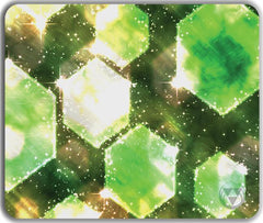 Neon Emerald Mousepad - Martin Kaye - Mockup