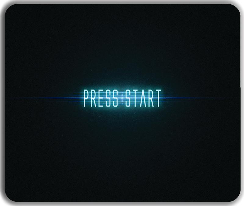 Press Start Mousepad - Martin Kaye - Mockup