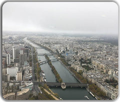Paris from Above Mousepad - Matt Burrough - Mockup