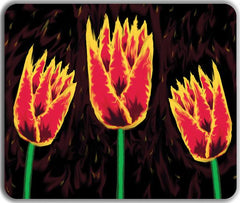 Red Hot Tulips Mousepad - Nathan Dupree - Mockup
