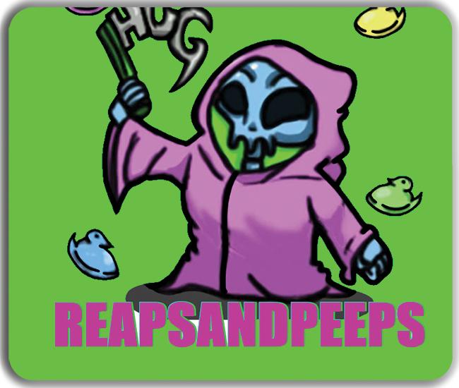 Reaps and Peeps Mousepad - Reaperofhugs42 - Mockup