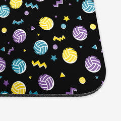 Go For The Volley Mousepad - Inked Gaming - HD - Corner - Black