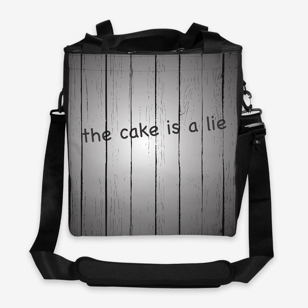 The Cake is a Lie Gaming Crate - Old Hat Studios - Front