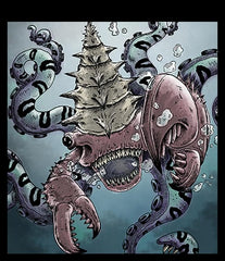 Deep Sea Creature Gaming Crate - Carlos Hernandez - Mockup