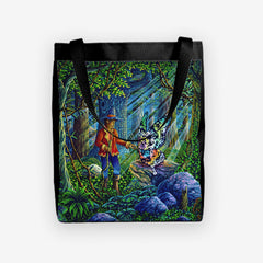 Boy And Butterfly Day Tote
