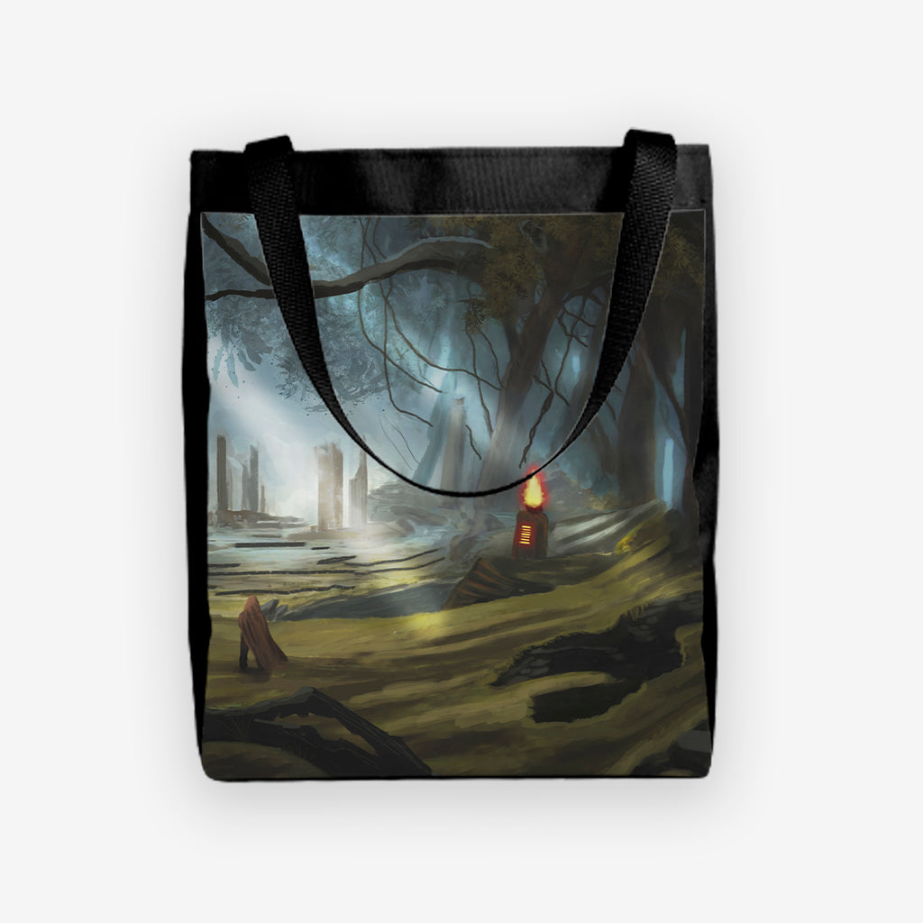 Forest Temple Day Tote - Carbon Beaver - Mockup