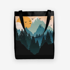 Mountain Spring Day Tote - Carbon Beaver - Mockup