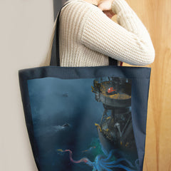 Attack In The Ocean Day Tote - DALL-E By Open AI - Lifestyle 2