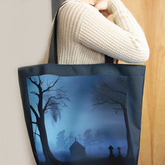 Ghostly Fog Day Tote - DALL-E By Open AI - LIfestyle 3
